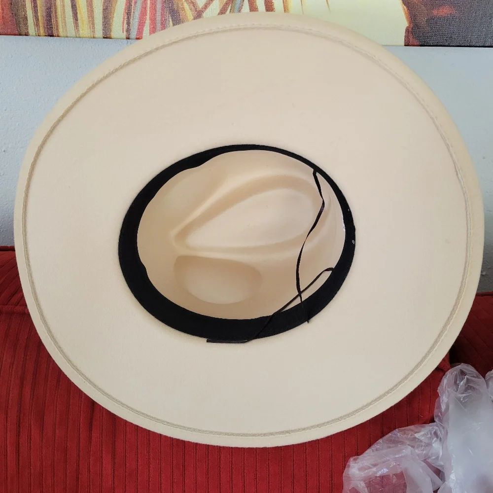 Women's Wool Felt Panama Hat - Picture 5 of 6